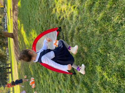 a first grader at St. Elizabeth's participates in afterschool soccer 